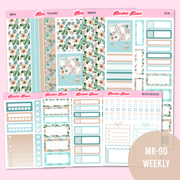 MK-90 | Coastal - Weekly Sticker Kit Sheets