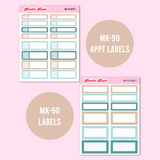 MK-90 | Coastal - Weekly Sticker Kit Sheets