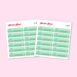 Bill Due Stickers | EC Colorful