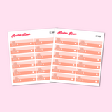 Bill Due Stickers | EC Colorful