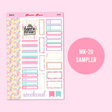 MK-20 | Happy Birthday - Weekly Sticker Kit Sheets