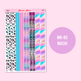 MK-85 | Rainbow Leopard - Weekly Sticker Kit Sheets
