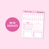 MK-86 | Butterfly Garden - Weekly Sticker Kit Sheets