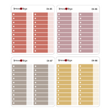 Neutral Budget Expense Stickers | Custom Color