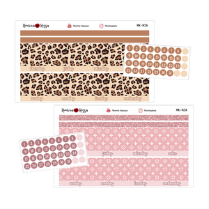 Neutral Collection Monthly Stickers | 7x9 Planner, 8.5x11 Planner & Petite Planner