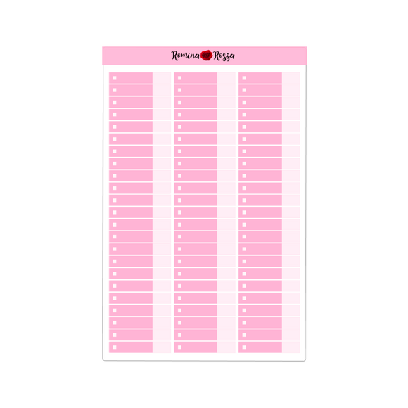 Budget Expense Stickers - Full Sheet | Custom Color