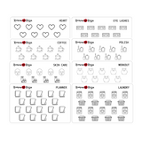 Foiled Icon Stickers (Volume 3) - Decorative Planner Stickers