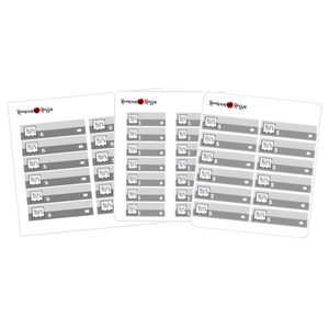 Neutral Bill Due Stickers