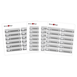 Neutral Bill Due Stickers