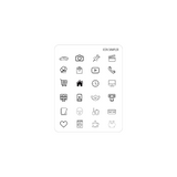Foil Icon Sampler Stickers (Volume 1-3) - Decorative Planner Stickers
