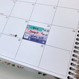 Budget Expense Stickers | Custom Color