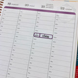 Class Script Stickers - Decorative Planner Sticker