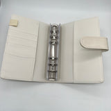 Personal Rings Budget Binder - Cream Croc