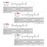 Paycheck to Paycheck Budget Stickers