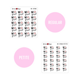 No Spend Stickers - Decorative Planner Stickers